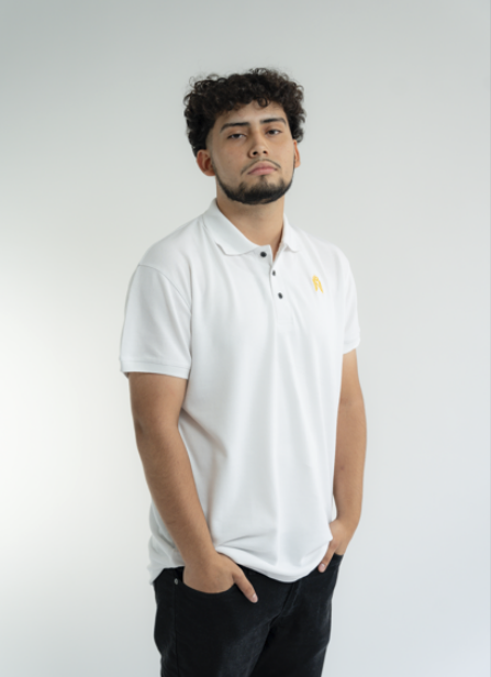 New Money White Polo